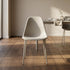 Modern Grey Dining Set, Metal Frame - KONWIN CHAIR GREY 4pc