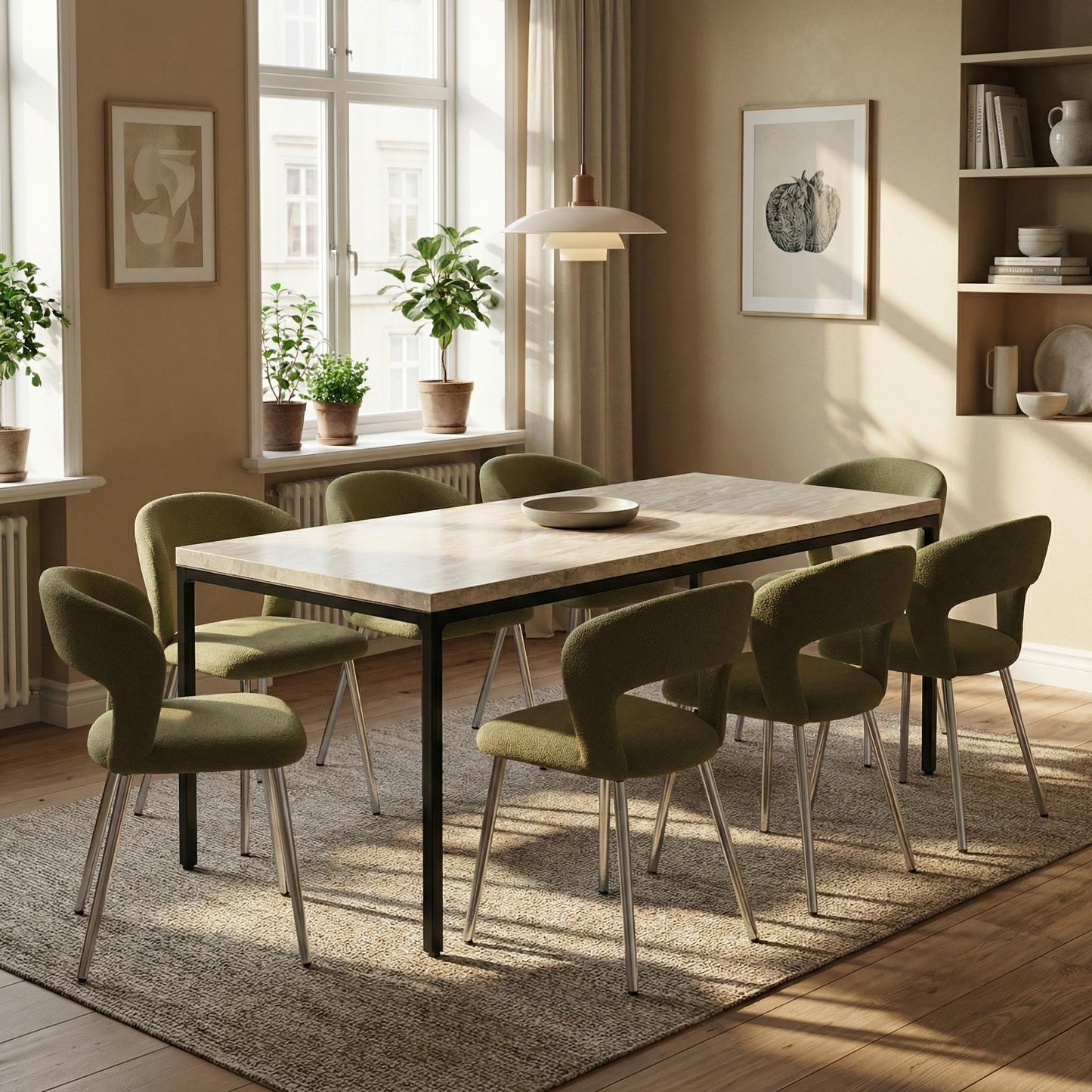 Modern Minimalist Dining Table - KREEBLE KRONG
