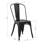 Kricox Full Metal Dining Chair