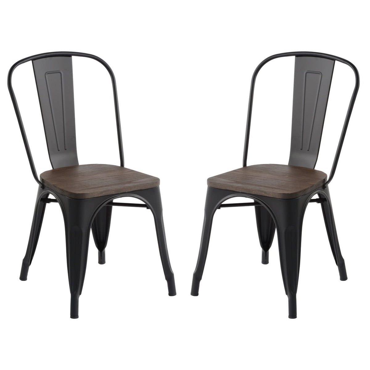 Kricox Black Wood Dining Chair