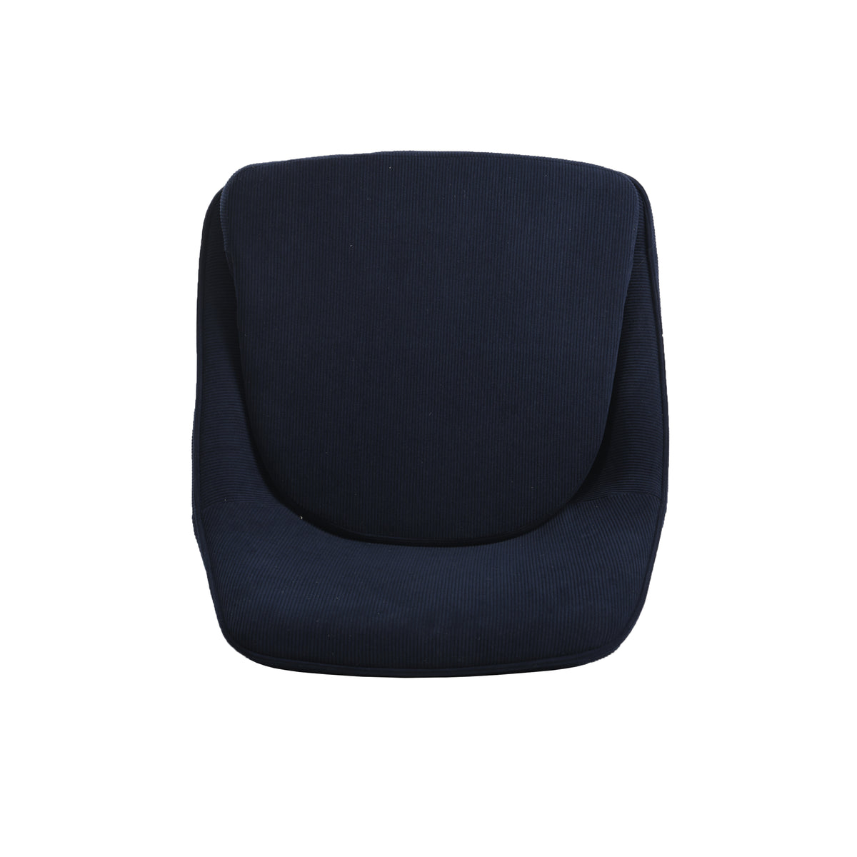 Modern Corduroy Bar Stool, Metal Frame - LAKERS H66 BLUE