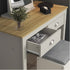 Modern Grey Vanity, MDF Melamine Finish - LANCASTER 2 Drawer Dressing Table Set