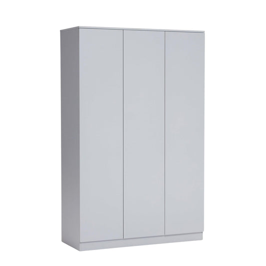 Modern Grey Storage, Melamine Finish - LANCASTER 3 Door Wardrobe