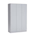 Modern Grey Storage, Melamine Finish - LANCASTER 3 Door Wardrobe