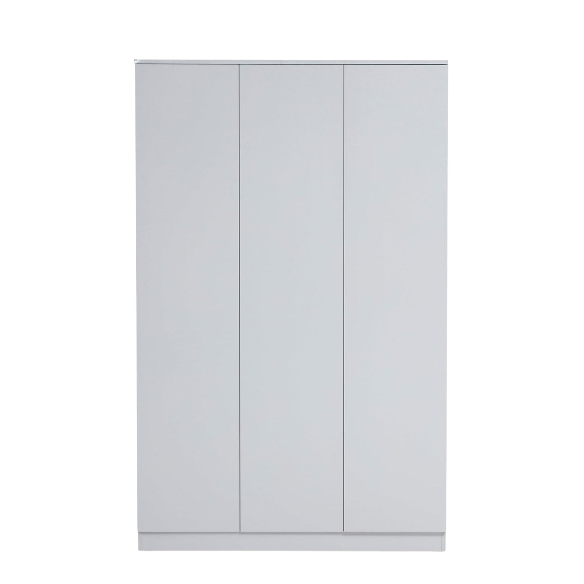 Modern Grey Storage, Melamine Finish - LANCASTER 3 Door Wardrobe