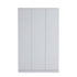 Modern Grey Storage, Melamine Finish - LANCASTER 3 Door Wardrobe