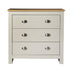 Modern Grey Storage, Melamine Finish - LANCASTER 3 Drawers Chest