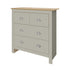 Modern Grey Storage, Melamine Finish - LANCASTER 4 Drawer Chest