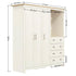 Modern Grey Storage, Particleboard & MDF - LANCASTER COMBINE UNIT GREY