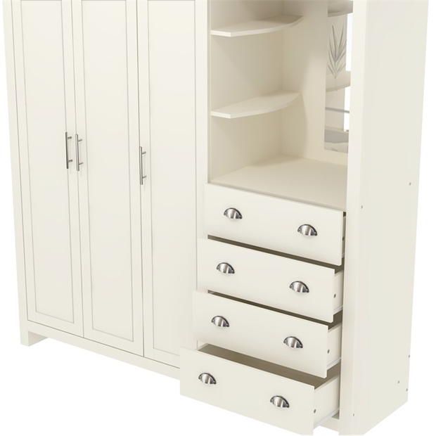 Modern Storage Cabinet, Particleboard & MDF - LANCASTER COMBINE UNIT BEIGE