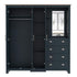 Modern Blue Storage, Particleboard & MDF - LANCASTER COMBINE UNIT BLUE