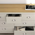 Modern Grey Storage, Particle Board Chest - LANCASTER MULTI CHEST GREY