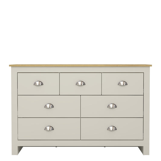Modern Grey Storage, Particle Board Chest - LANCASTER MULTI CHEST GREY