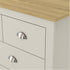 Modern Grey Storage, Particle Board Chest - LANCASTER MULTI CHEST GREY