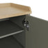 Modern Grey Melamine Shoe Bench - LANCASTER
