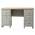 Modern Grey Melamine Study Table - LANCASTER STUDY DESK