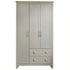 Modern Grey Storage, Melamine Finish - LANCASTER TRIPLE WARDROBE
