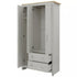 Modern Grey Storage, Melamine Finish - LANCASTER TRIPLE WARDROBE