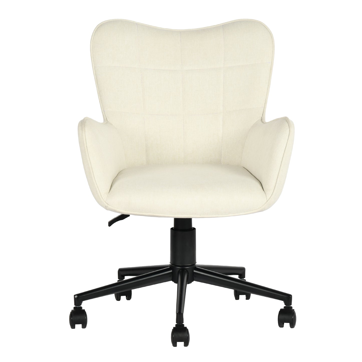 Modern Ergonomic Office Chair, Fabric Upholstery – KASA BEIGE