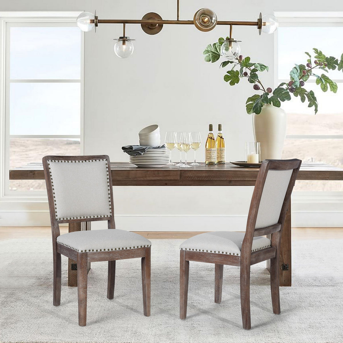 Lavande Solid Wood Dining Chair