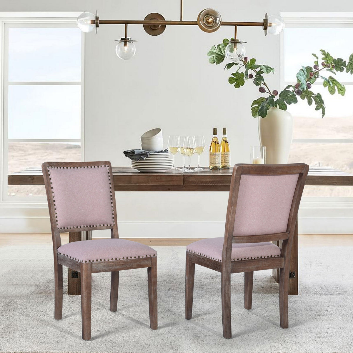 Lavande Solid Wood Dining Chair