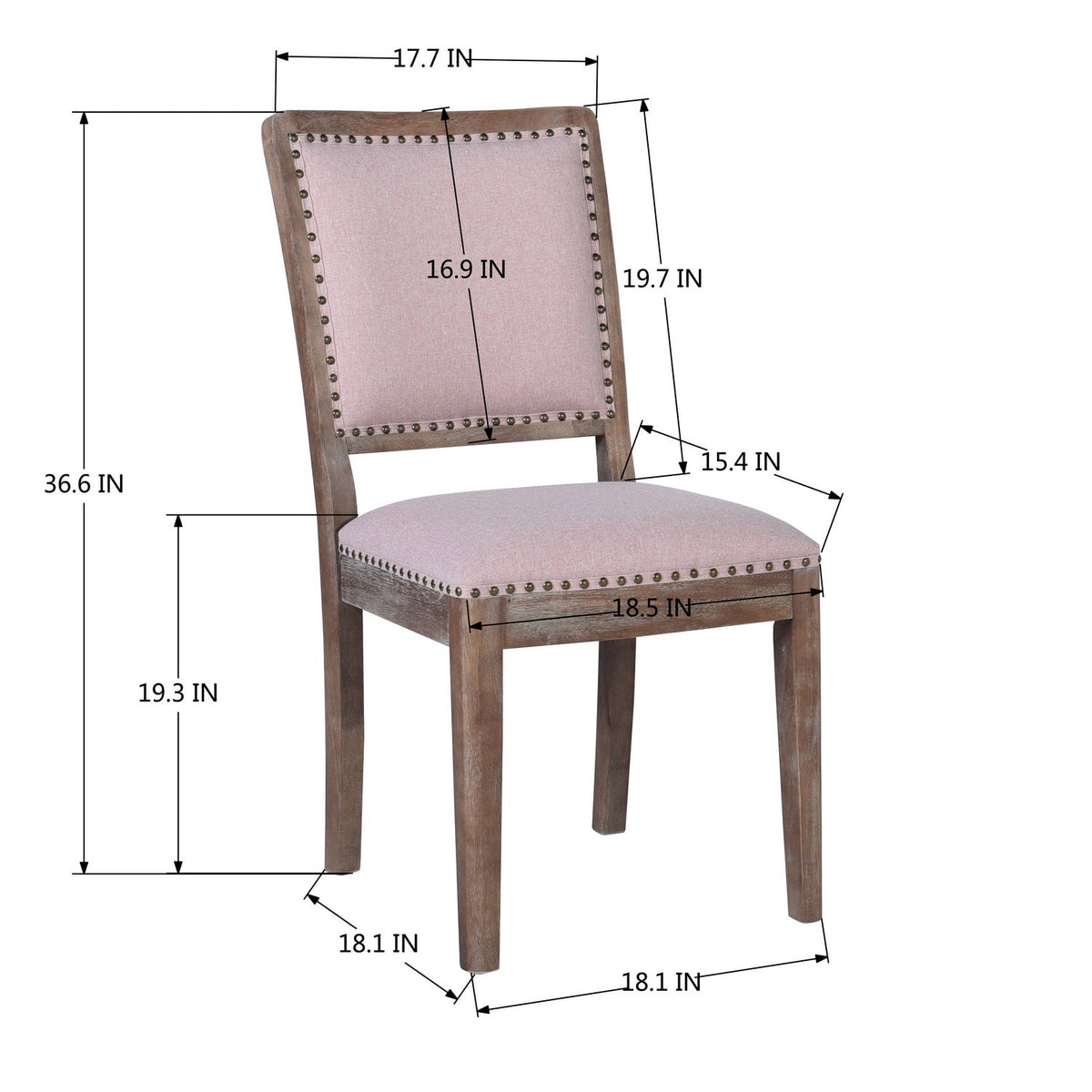Lavande Solid Wood Dining Chair