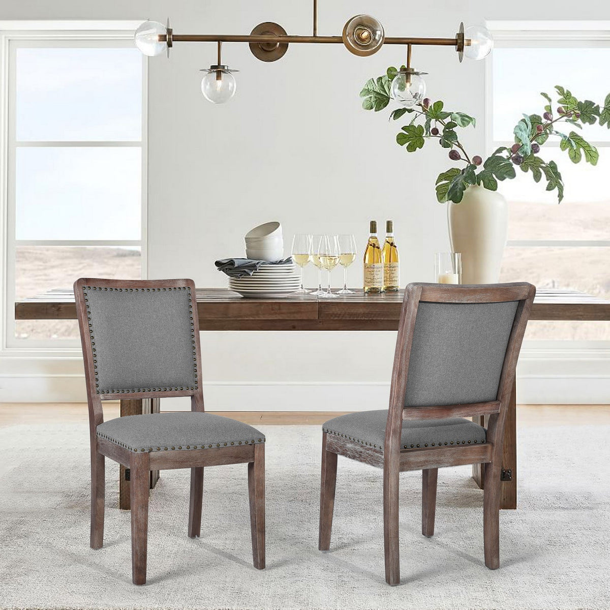 Lavande Solid Wood Dining Chair