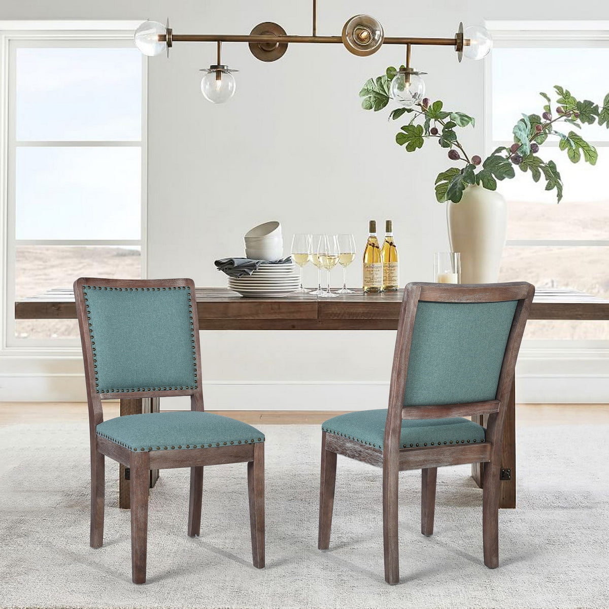 Lavande Solid Wood Dining Chair