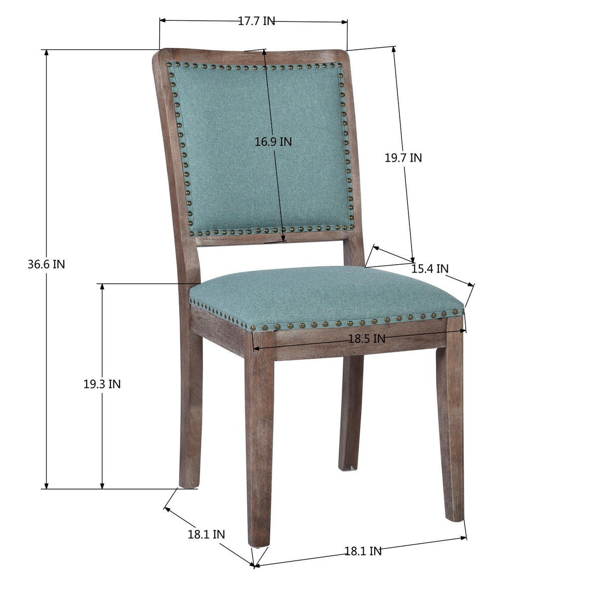 Lavande Solid Wood Dining Chair