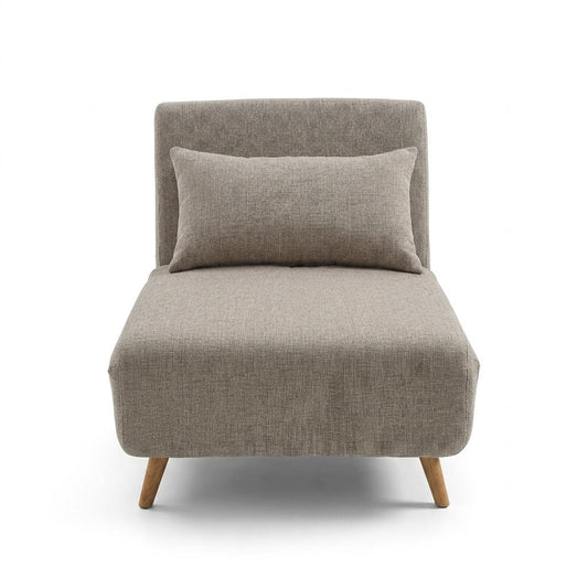 Modern Velvet Sofa, Oak Legs - LENA CB NATURAL