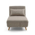 Modern Velvet Sofa, Oak Legs - LENA CB NATURAL