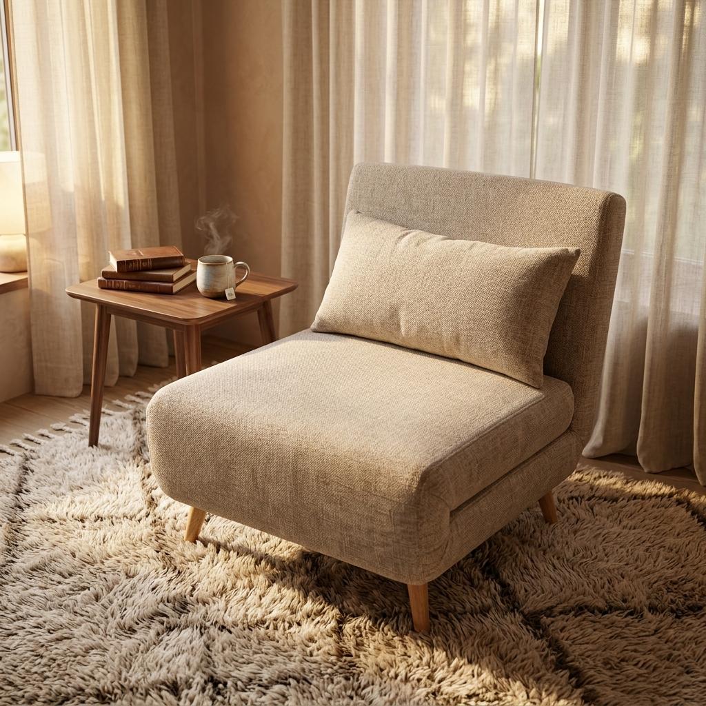 Modern Velvet Sofa, Oak Legs - LENA CB NATURAL