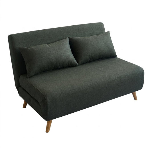 Modern Velvet Green, Rubberwood Legs - LENA SOFAB GREEN