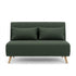 Modern Velvet Green, Rubberwood Legs - LENA SOFAB GREEN