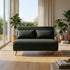Modern Velvet Green, Rubberwood Legs - LENA SOFAB GREEN