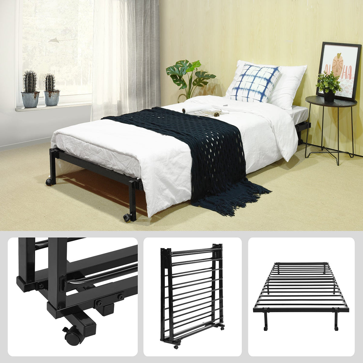 Lia Folding Platform Bedframe