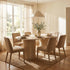 Modern Travertine-Style Dining Table – LOMARA