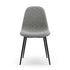 Modern Grey Dining Chair, Fabric Upholstery - LUNIN FB 4
