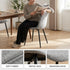 Modern Grey Dining Chair, Fabric Upholstery - LUNIN FB 4