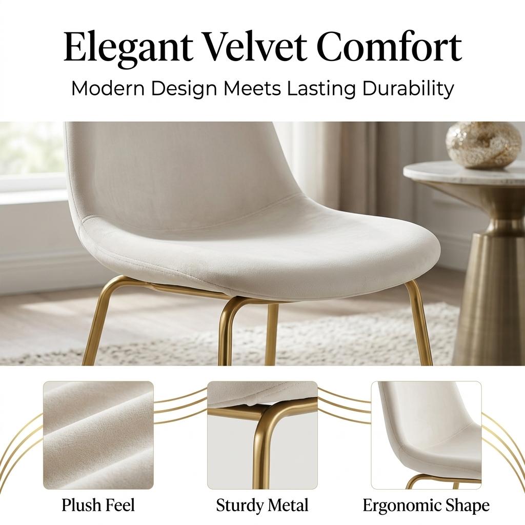 Modern Grey Upholstered Dining Chair – LUNIN GREY