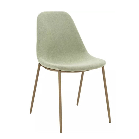 Modern Fabric Dining Chair, Steel Legs – LUNIN BEIDGE