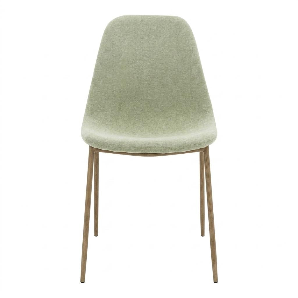 Modern Fabric Dining Chair, Steel Legs – LUNIN BEIDGE