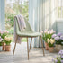 Modern Fabric Dining Chair, Steel Legs – LUNIN BEIDGE