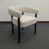Modern Upholstered Dining Set, Wood Frame - Lindsay Upholstered Pair of Dining Chairs