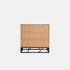 Modern Beech Black Storage, MDF Iron Frame - MABEL CHEST OF 3 DRAWERS
