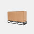 Modern Beech Black Storage, MDF Iron Frame - MABEL SIDEBOARD
