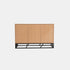 Modern Beech Black Storage, MDF Iron Frame - MABEL SIDEBOARD