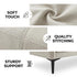 Modern Velvet Upholstered, Black Leg Sofa - MAKULA 3 SEATER GREY