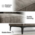 Modern Dark Grey Fabric Sofa Set – MAKULA SET DARK GREY