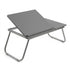 Modern Space-Saving Desk, Grey MDF & Metal - MAMIE GREY YKC